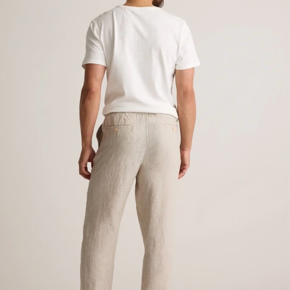 NWT Quince 100% European Linen Pants in Flax - Picture 3 of 5